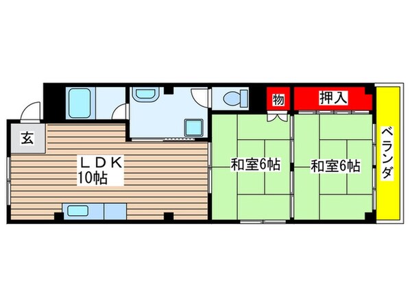 シャンポール原Ⅱの物件間取画像